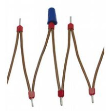 25-point wiring link for control cabinet modules with screw terminals