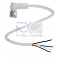 Female cordset, M12, 4-pin, PP cable, Number of pins: 4, Length: 10 m, Cores: 4 x 0.34 mm2