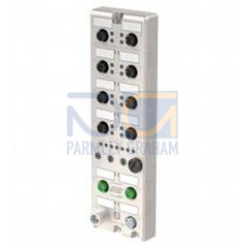 IO-Link master ICE1-8IOL-G60L-V1D - Protocol: PROFINET IO with media redundancy protocol (MRP) EtherNet/IP with Device Level Ring (DLR), Number/Type: 4 x IO-Link Class A (X1  X4) 4 x IO-Link Class..