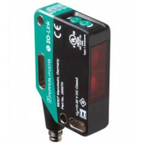 Diffuse mode sensor - Detection range: 2 ... 1400 mm, Light source: LED, Light type: modulated visible red light, Signal output: 2 push-pull (4 in 1) outputs, short-circuit protected, reverse polar..