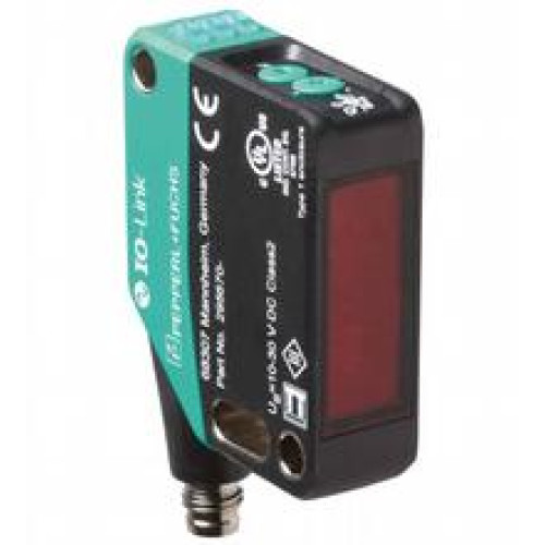 Retroreflective sensor - Effective detection range: 0 ... 5.6 m in TEACH mode ; 0 ... 8 m at switch position "N", Light source: LED, Light type: modulated visible red light, Signal output: 2 push-p..