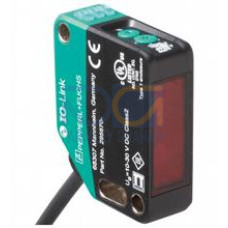 Distance sensor - Light source: LED, Light type: modulated visible red light, Signal output: 1 push-pull output , 1 analog output , short-circuit-proof, reverse polarity protection, surge-proof, In..