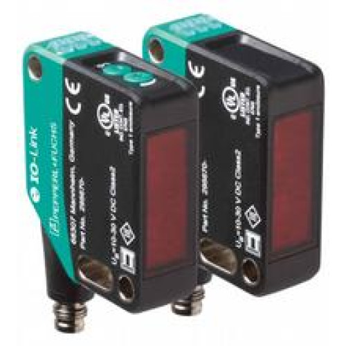 Thru-beam sensor - Effective detection range: 0 ... 40 m, Light source: laser diode, Light type: modulated visible red light, Signal output: 1 push-pull (4 in 1) output, short-circuit protected, re..