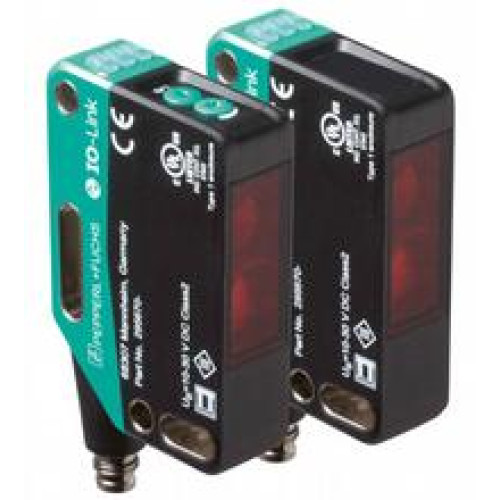 Thru-beam sensor - Effective detection range: 0 ... 40 m, Light source: laser diode, Light type: modulated visible red light, Signal output: 2 push-pull (4 in 1) outputs, short-circuit protected, r..