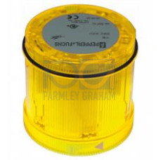 Stack light LED permanent light element, lemon yellow, Degree of protection: IP65, Degree of protection: EN 60529