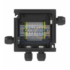 Carbon loaded, antistatic glass-fiber reinforced polyester, Installation in Zone 1, Zone 2, Zone 21 and Zone 22, Ex e and Ex tb certified, 129 mm x 129 mm x 85 mm, Modern design with high impact resi