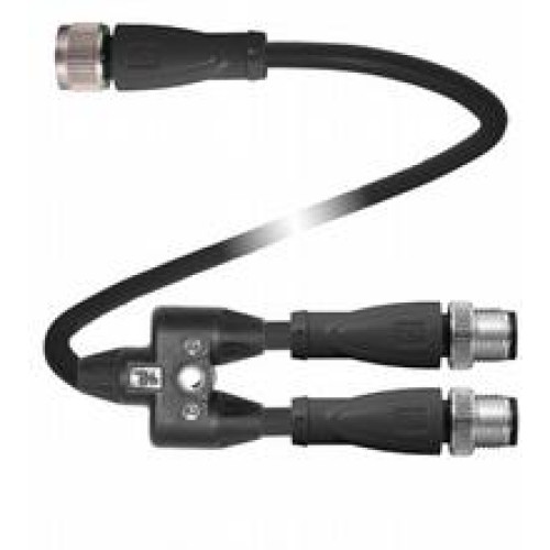 Y connection cable V1S-G-0,3-PUR-U-T-0,6-V1-G-R2K