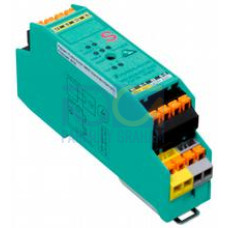 KE1-Safety module for the control cabinet 2&nbsp;safety-related inputs and 2&nbsp;conventional electronic outputs, AS-Interface specification: V2.1, Voltage: ? (UAUX - 0.5 V), Voltage: 20 ... 30 V DC pulsed,.
