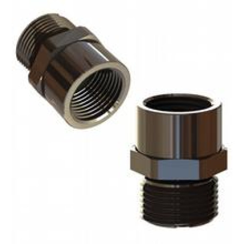 Adapter to compensate different thread types and sizes; Ex II 2 G, Ex d IIC Gb, Ex e IIC Gb; Ex II 2 D, Ex tb IIIC Db; Thread: metric M25 male to metric NPT3/4" female; Material: Stainless steel; T..
