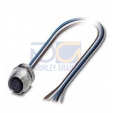 Female receptacle, M12/PG9, 5-pin, Number of pins: 5, Length: 500 mm, Cores: 5 x 0.34 mm2