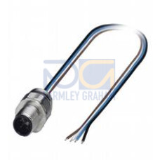 Male receptacle, M12/PG9, 4-pin, Number of pins: 4, Length: 500 mm