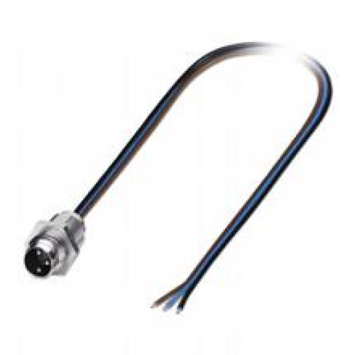 Receptacles, M8, 4-pin, Length: 500 mm