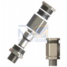 Barrier gland for non-armored cables; Ex II 2 G, Ex d IIC Gb, Ex e IIC Gb; Ex II 2 D, Ex tb IIIC Db; Thread: metric M20; Clamping size [mm]: 6-13; Material: Stainless steel; Thread length [mm]: 16;..