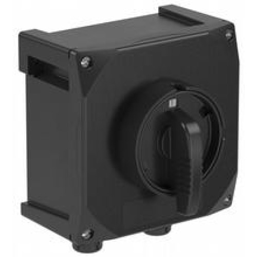 Type: 25A 3P switch disconnector; Material: glass fiber reinforced polyester (GRP); Dimensions (HxWxD): 180 x 180 x 104 mm; Explosion protection gas:; Ex II 2 G Ex db eb IIC T4 Gb; Explosion protec..