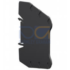 Insulation Spacer, Dimensions: 2 x 93 x 77 mm (0.08 x 3.7 x 3 inch) (W x H x D), Mounting: on 35 mm DIN mounting rail acc. to EN 60715:2001