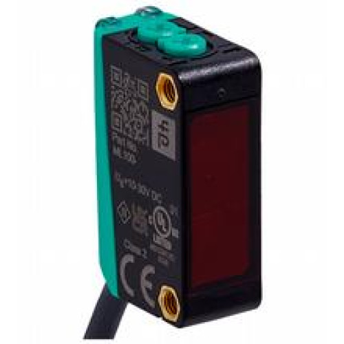 Diffuse mode sensor - Detection range: 0 ... 1000 mm, Light source: LED, Light type: modulated visible red light, Signal output: 1 PNP output, short-circuit protected, reverse polarity protected, o..