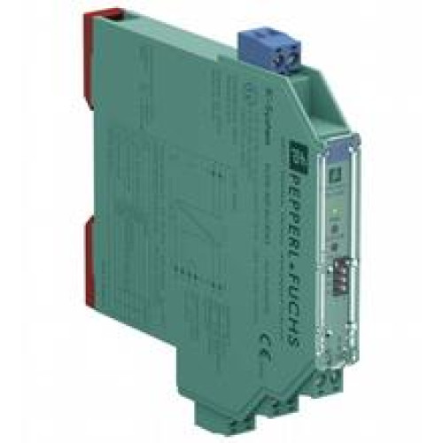 1-channel isolated barrier, 24 V DC supply (bus or loop powered), Output 45 mA at 10 V DC, Line fault transparency (LFT), Test pulse immunity, Housing width 12.5 mm, Up to SIL 3 acc. to IEC/EN 61508,
