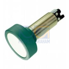 Ultrasonic sensor - Sensing range: 350 ... 6000 mm, Operating voltage: 20 ... 30 V DC (including ripple), Output type: 1 switch output PNP, NO ( NC contact programmable ), Output type: 1 current ou..