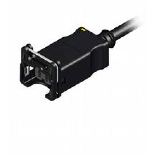 Single-ended female cordset, Junior Power Timer, LED, 2-pin, PUR cable, Number of pins: 2, Length: 5 m