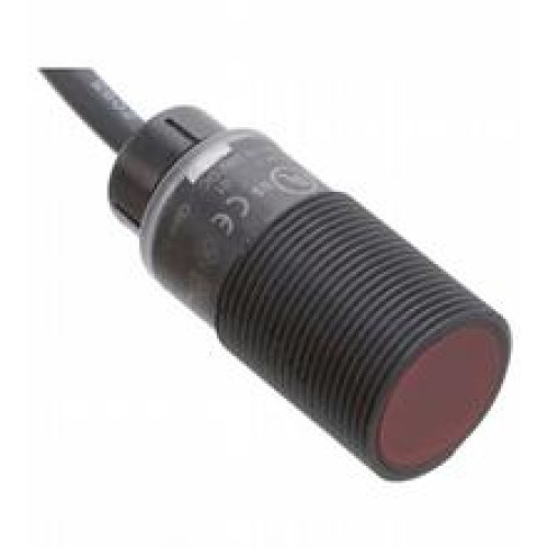 Triangulation sensor - Detection range: 10 ... 300 mm, Light source: LED, Light type: modulated visible red light, Signal output: 1 NPN output, short-circuit protected, reverse polarity protected, ..
