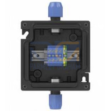 Enclosure material: glass fiber reinforced polyester (GRP); Enclosure size (HxWxD): 99 x 99 x 65 mm; Finish: inherent color black; Enclosure cover: fully detachable; Gasket: foamed silicone; Explos..