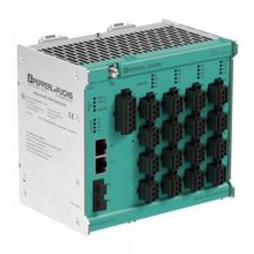 FieldConnex&reg;, Ethernet-APL rail field switch with 16 intrinsically safe Ex ic spur ports and screw terminals with proxy support selectable for PROFIBUS PA field devices, Managed Ethernet-APL field sw