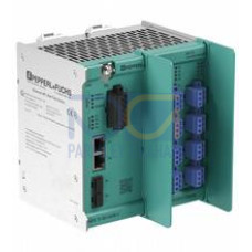 FieldConnex&reg;, Ethernet-APL rail field switch with 8 intrinsically safe Ex ia spur ports and spring terminals with proxy support selectable for PROFIBUS PA field devices, Managed Ethernet-APL field sw