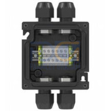 Enclosure material: glass fiber reinforced polyester (GRP); Enclosure size (HxWxD): 99 x 99 x 65 mm; Finish: inherent color black; Enclosure cover: fully detachable; Gasket: foamed silicone; Explos..