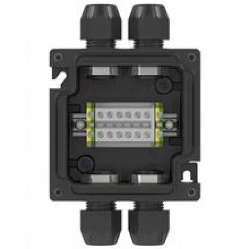 Enclosure material: glass fiber reinforced polyester (GRP); Enclosure size (HxWxD): 99 x 99 x 65 mm; Finish: inherent color black; Enclosure cover: fully detachable; Gasket: foamed silicone; Explos..