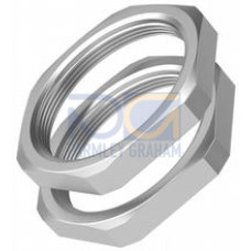 Type: Lock nut for M20 threads; Material: Brass nickel-plated; Contains: 100x lock nut