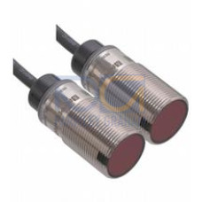 Thru-beam sensor - Effective detection range: 0 ... 25 m, Light source: LED, Light type: modulated visible red light, Signal output: 1 NPN output, short-circuit protected, reverse polarity protecte..