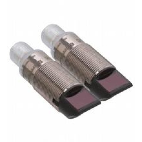 Thru-beam sensor - Effective detection range: 0 ... 15 m, Light source: LED, Light type: modulated visible red light, Signal output: 1 NPN output, short-circuit protected, reverse polarity protecte..