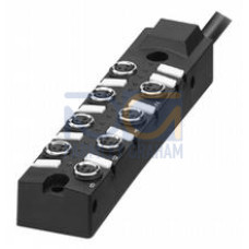 Splitter box 8&nbsp;x&nbsp;M8 single allocation, with trunk cable