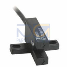 Photoelectric slot sensor - Slot width: 5 mm, Target size: 0.8 x 1.8 mm, Light source: IRED, Light type: Infrared, continuous light , 940 nm, Signal output: 2 PNP complementary , overvoltage protec..