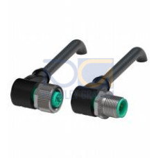 Connection cable, shielded V1-W-BK2M-PUR-O1S-V1-W