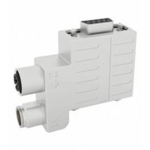 Adapter M12&nbsp;x&nbsp;1 on Sub-D SUBD9-W-CAN+TR-V15S/V15