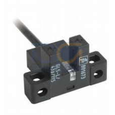 Photoelectric slot sensor - Slot width: 5 mm, Target size: 0.8 x 1.8 mm, Light source: IRED, Light type: Infrared, continuous light , 940 nm, Signal output: 2 NPN complementary , overvoltage protec..