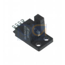 Photoelectric slot sensor - Slot width: 5 mm, Target size: 0.8 x 1.8 mm, Light source: IRED, Light type: Infrared, continuous light , 940 nm, Signal output: 2 NPN complementary , overvoltage protec..