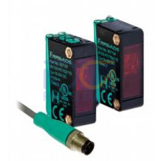 Thru-beam sensor - Effective detection range: 0 ... 10 m, Light source: LED, Light type: modulated visible red light, Signal output: 1 PNP output, short-circuit protected, reverse polarity protecte..