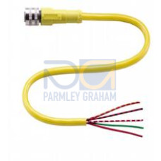 Female connector V125-G-YE5M-PVC