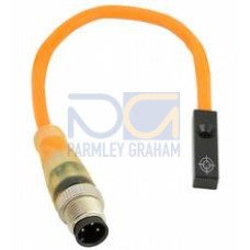 Inductive sensor - Rated operating distance: 2 mm, Installation: flush Note: Sensor can be recessed 0.5 mm in steel with no effect on the sensing field., Switching function: Normally open (NO), Out..