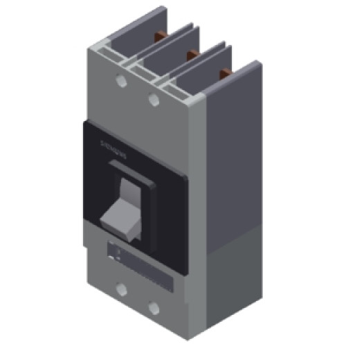 circuit breaker VL400L very high breaking capacity Icu=100kA, 415V AC 3-pole, line protection trip u