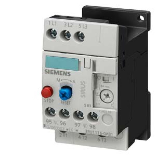 Overload relay 0.7...1 A For motor protection Size S00, Class 10 Stand-alone installation Main circu
