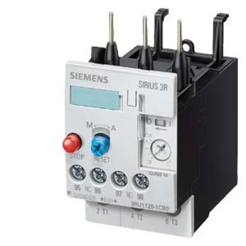 Overload relay 9...12.5 A For motor protection Size S0, Class 10 Contactor mounting Main circuit: sc