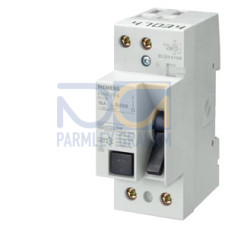 Residual current operated circuit breaker, 2-pole, type A, In: 25 A, 100 mA, Un AC: 230 V