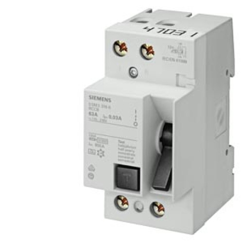 Residual current operated circuit breaker, 2-pole, type A, selective, In: 63 A, 300 mA, Un AC: 230 V