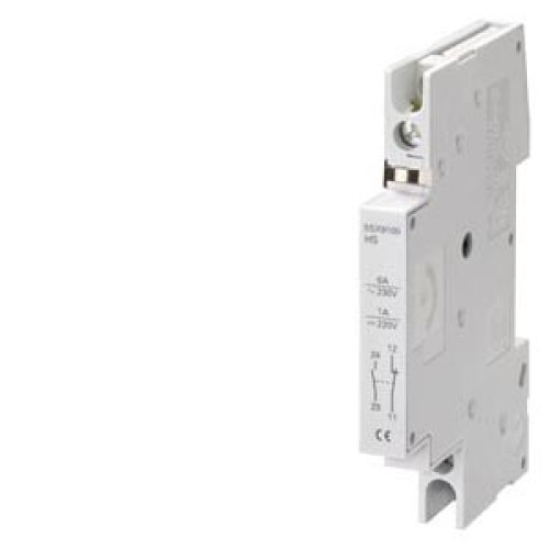 auxiliary current switch, Mountable 1 NO+1 NC, for Miniature circuit-breaker >N< 5SX2-5