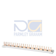 Busbar, touch-safe for N miniature circuit breaker 5SX 1000 mm long, without end caps for 56 MW, 16