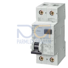 RCBO, 6 kA, 1P+N, Type AC, 30 mA, C-Char, In: 13 A, Un AC: 230 V
