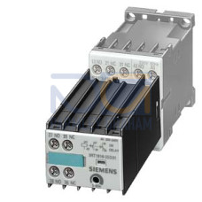 Solid-state time-delayed Auxiliary switch block can be snapped on at the front Time range 0.5...10 s